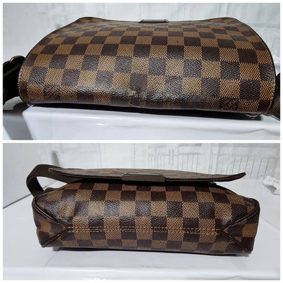 Authentic Louis Vuitton Damier Ebene District PM Messenger Bag Brown - Picture 5 of 14